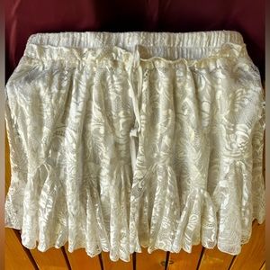Lace Skort Size Large